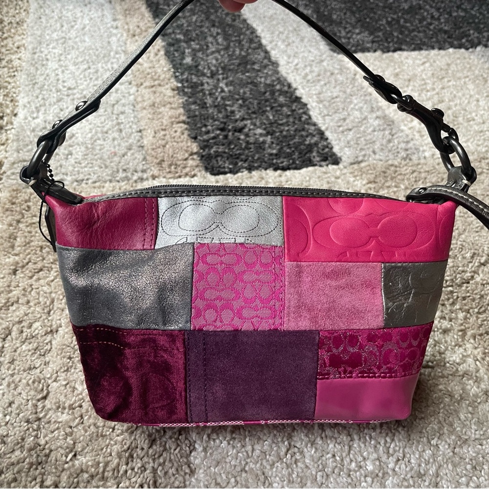 Coach Multicolor Patchwork purse - image 8